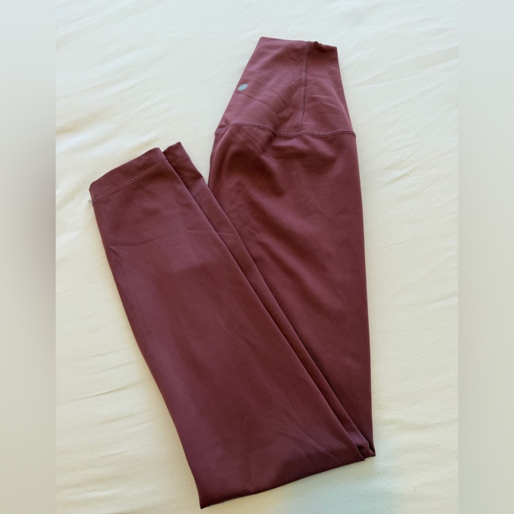 Yogalicious Lux High-Waisted Leggings Size S • Mauve Full Length